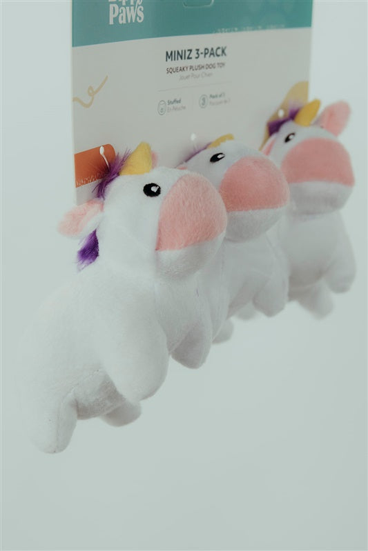 Mini unicorn 3-pack